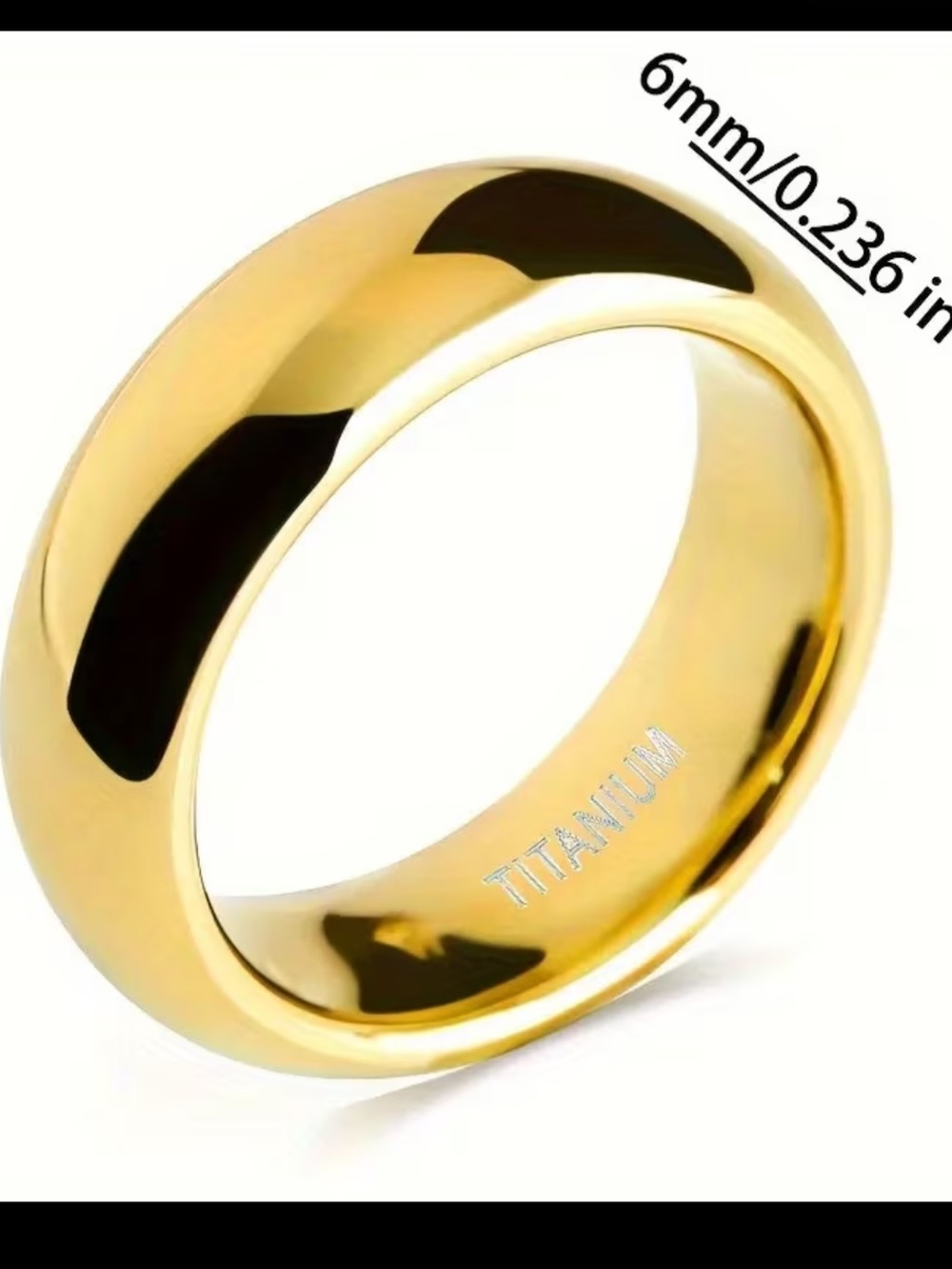 Gold Women's Dome Ring
